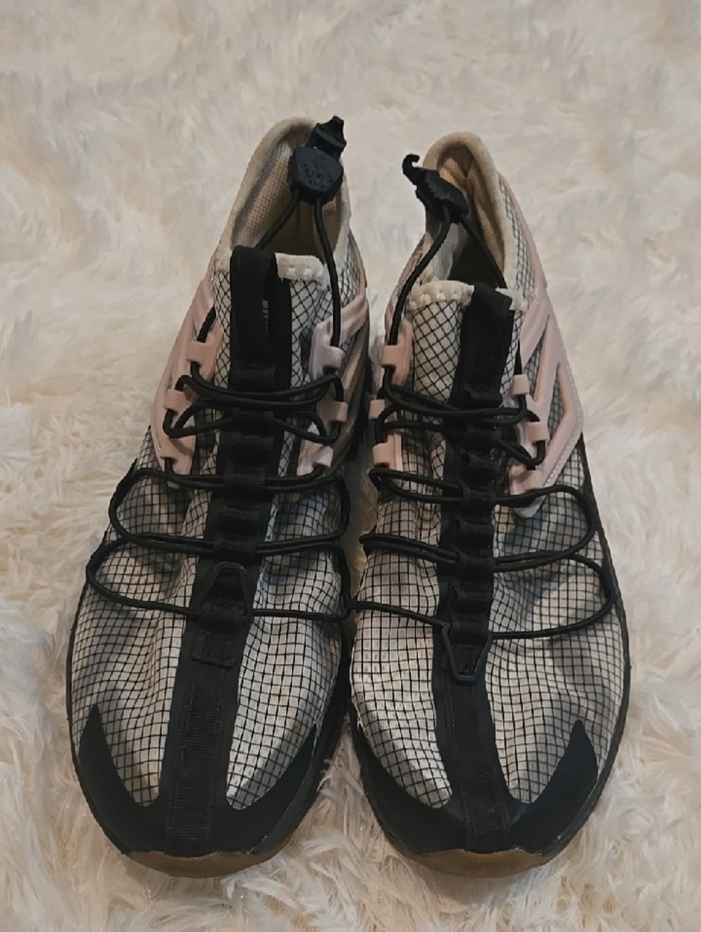 The North Face Black and Light Pink Women's Trail Sneakers
